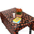 printed pumpkin peva tablecloth for Halloween